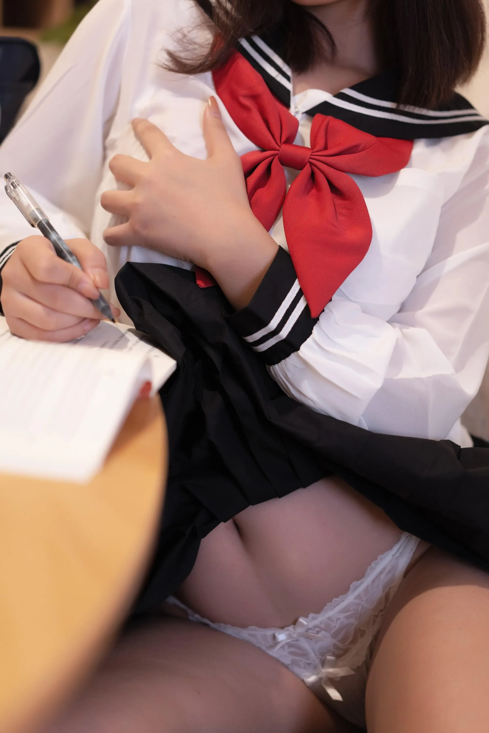yuuhui玉汇 – NO.040 约会我的女学生 [101P]插图9